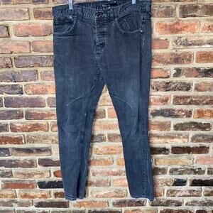 Tavik Black Wash Denim Skinny Jeans Men's Size 33 x 30